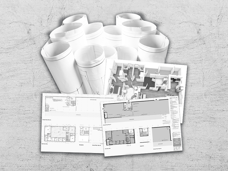 Bauplan drucken